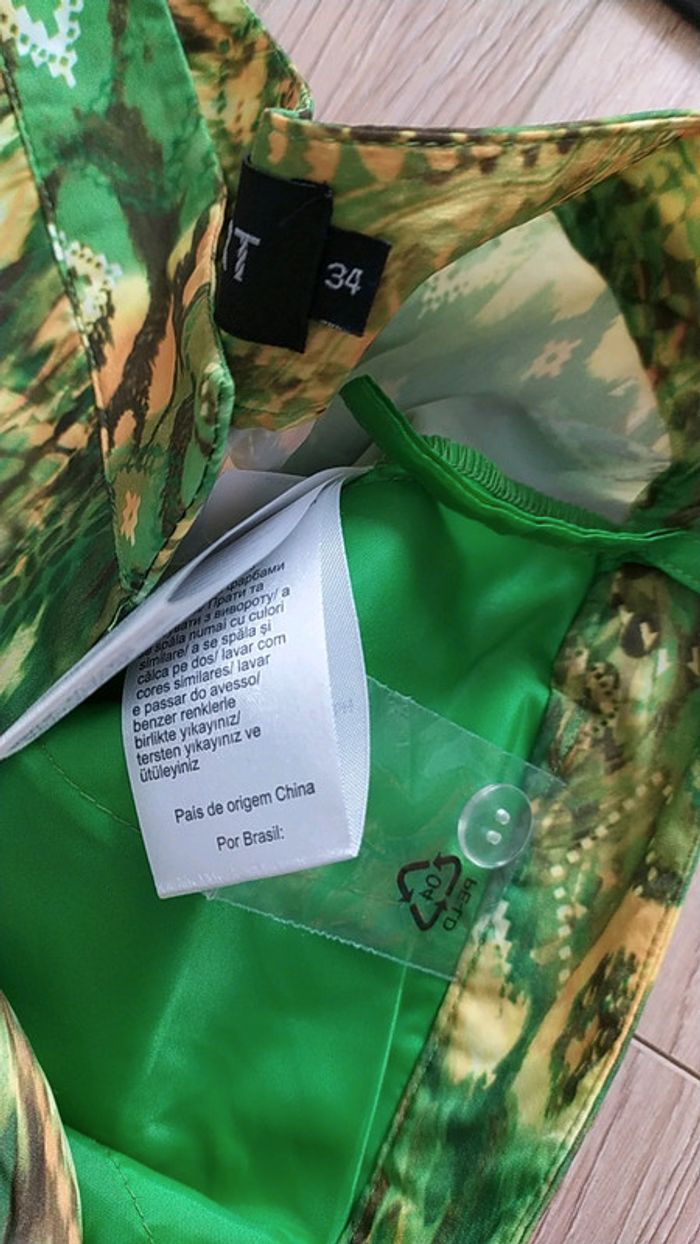 Pantalon été coloré vert jaune 34 36 - photo numéro 8