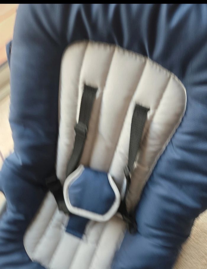 Transat bébé bleu et gris - photo numéro 2