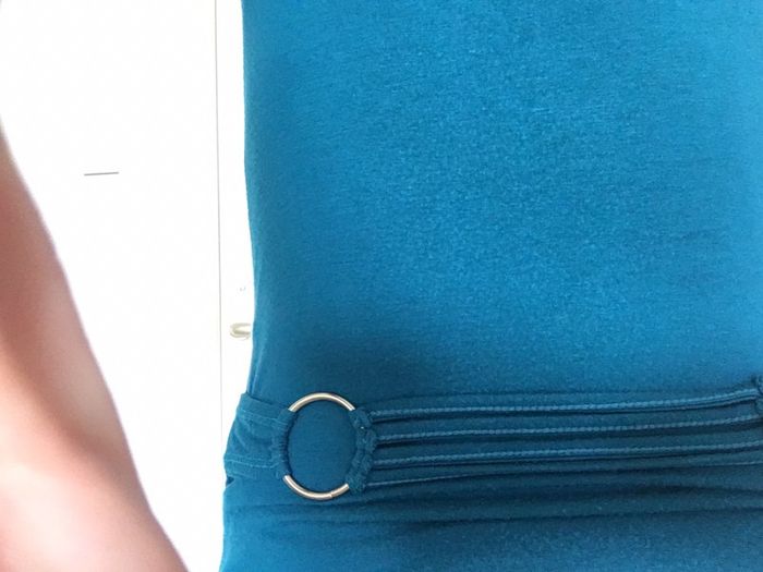 Top bleu turquoise - photo numéro 3