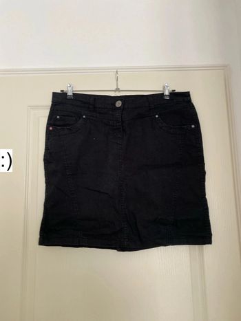 M&S jupe courte noire 46
