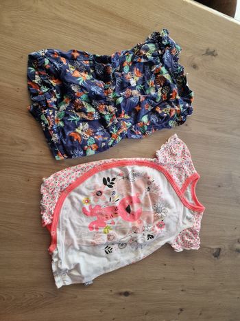 Lot de 2 combishorts 6 mois