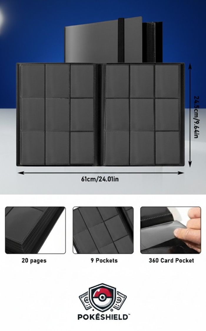 Classeur Premium 360 Cartes – Pokémon / Yu-Gi-Oh / Magic - photo numéro 2