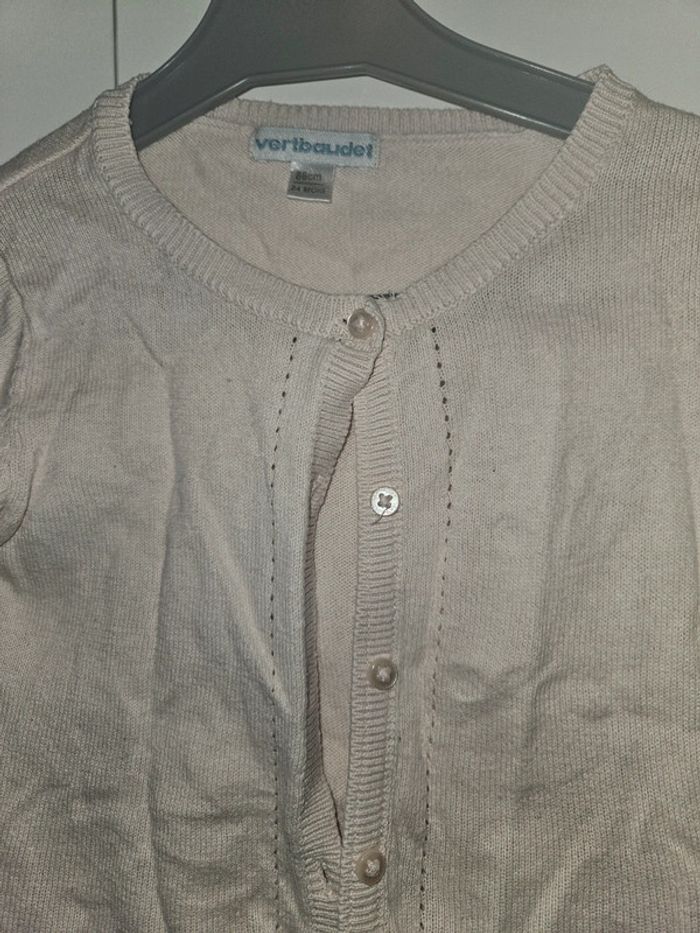 Gilet fin rose - Verbaudet - 24 mois (86 cm) - photo numéro 3