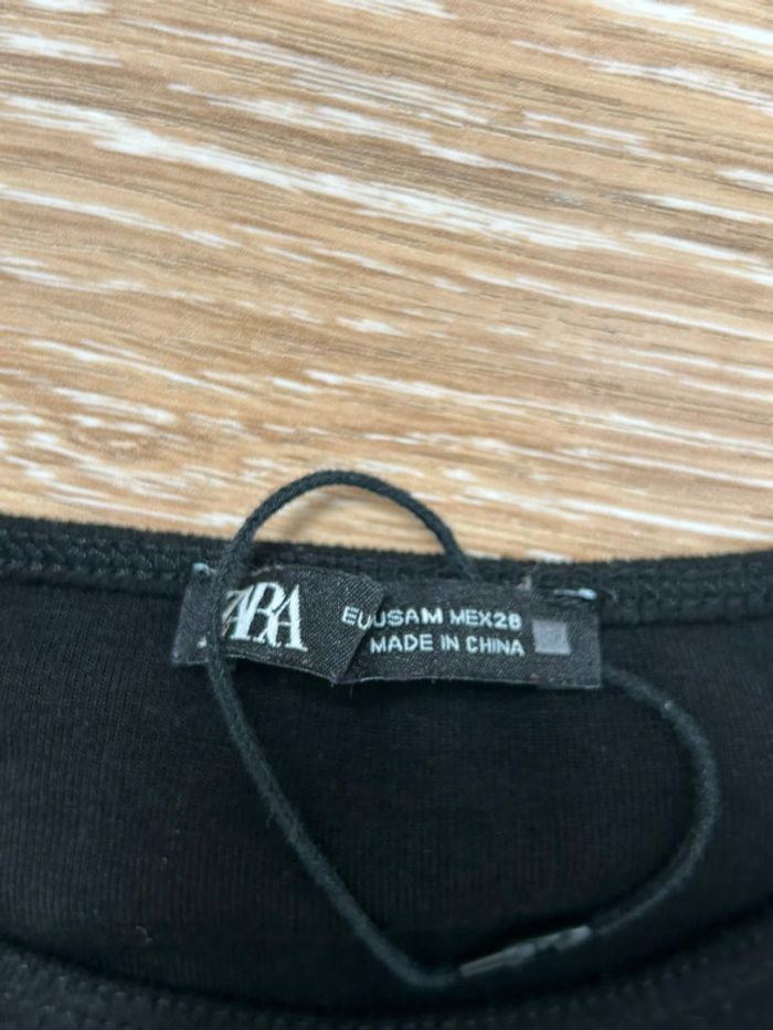 Débardeur tout doux en viscose Zara noir taille M - photo numéro 3