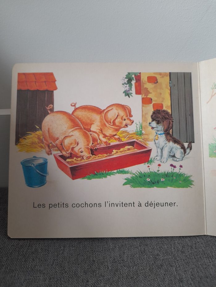 Livre cartonné vintage : Bobby à la ferme - photo numéro 4