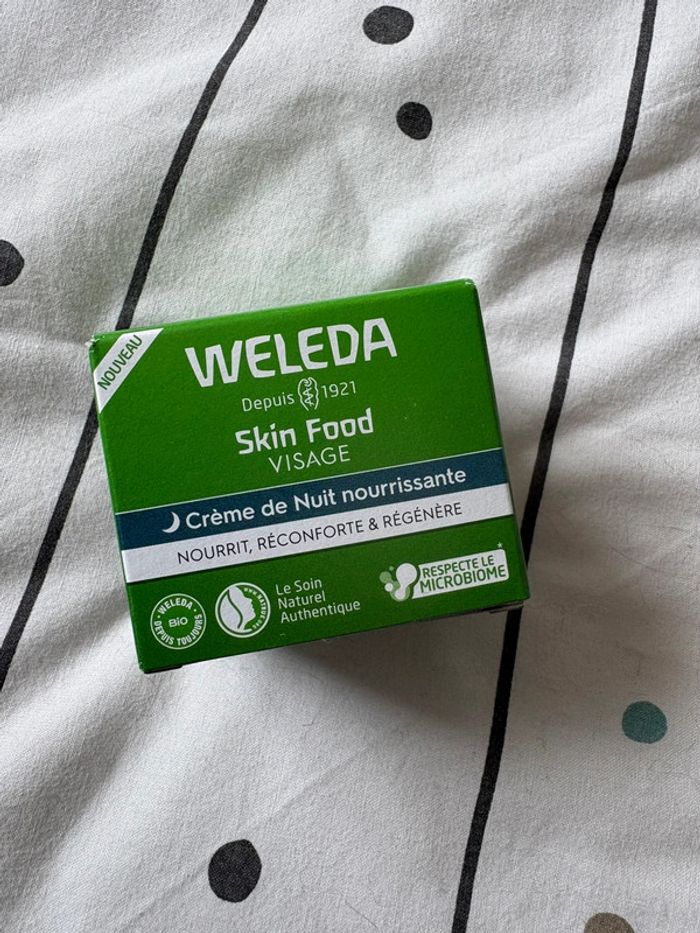 Crème de nuit nourrissante Weleda neuve avec emballage