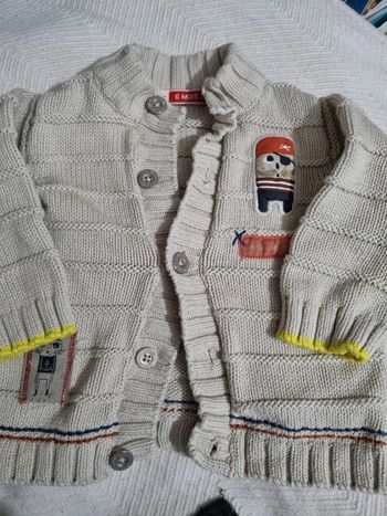 Gilet beige du pareil au même 6 mois