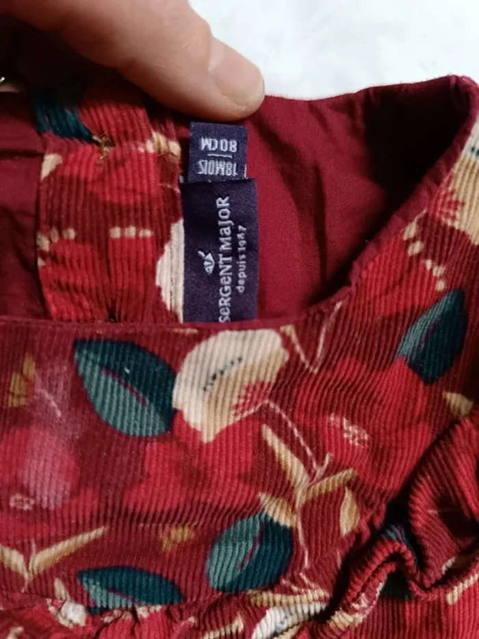 Robe velours bébé fille - photo numéro 4