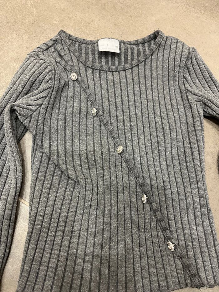 Tee-shirt côtelé Zara 5ans - photo numéro 2