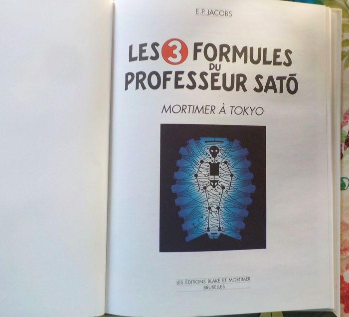 LES 3 FORMULES DU PROFESSEUR SATO T1 de E.P. JACOBS Ed. Blake et Mortimer - photo numéro 5
