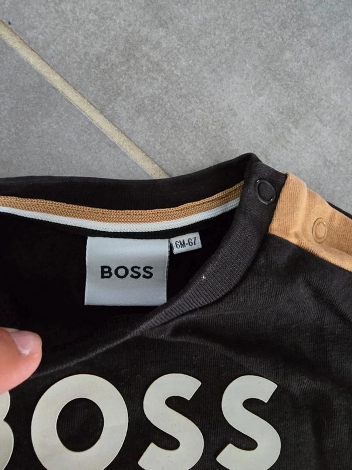 Lot de 2 tee shirts manches longues BOSS - photo numéro 4