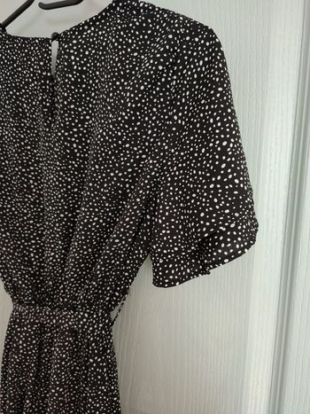 Robe longue à pois