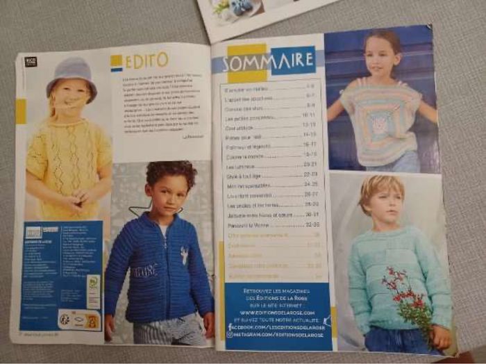 Lot livres sur le tricot le crochet - photo numéro 5