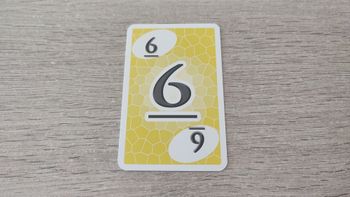 Carte numéro 6 n°6 pièce détachée Skyjo jeu de société #E15