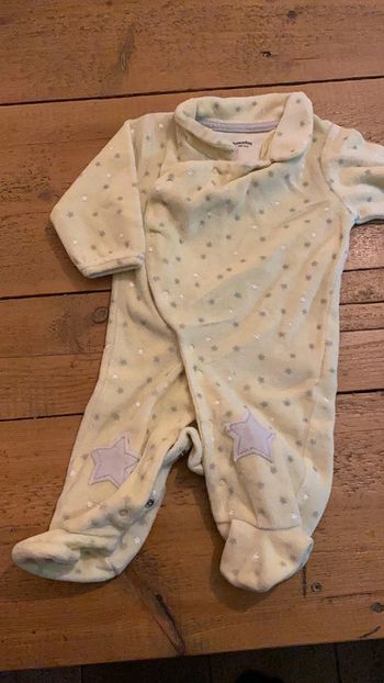 Pyjama vertbaudet jaune étoile 3 mois