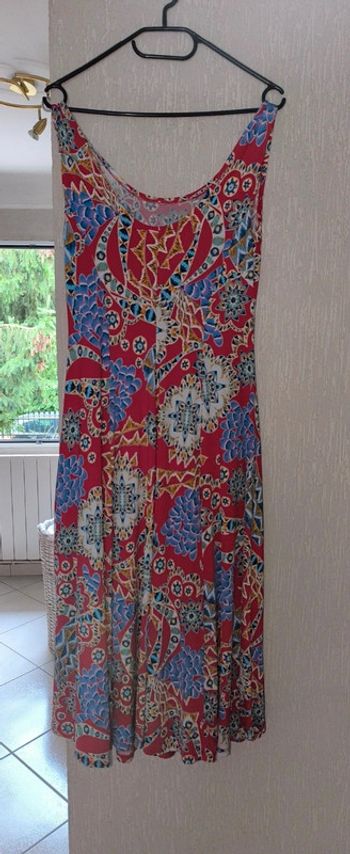 Robe longue fluide T42 neuve