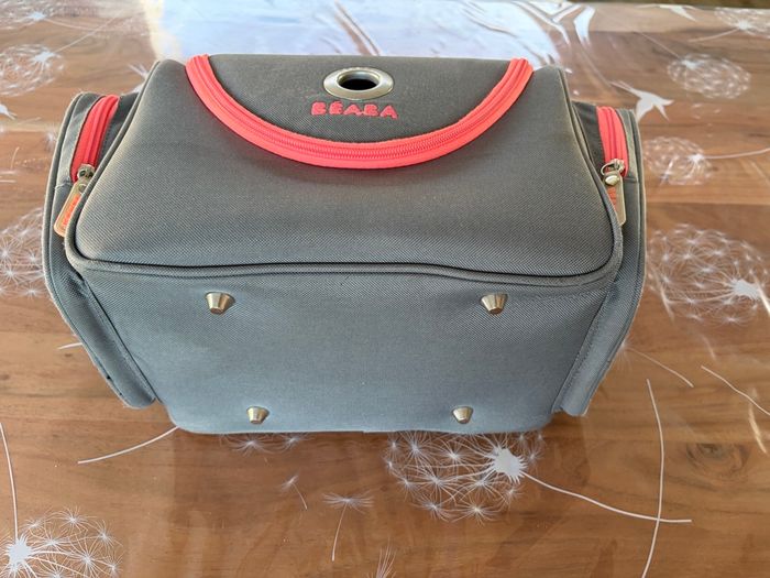 Beaba vanity sac à langer gris et corail - photo numéro 3