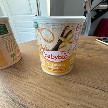 Céréales baby bio 6 mois et + saveur vanille