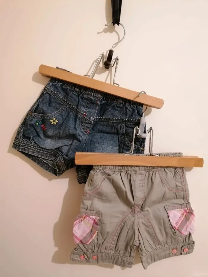 Lot short été 12 mois catimini
