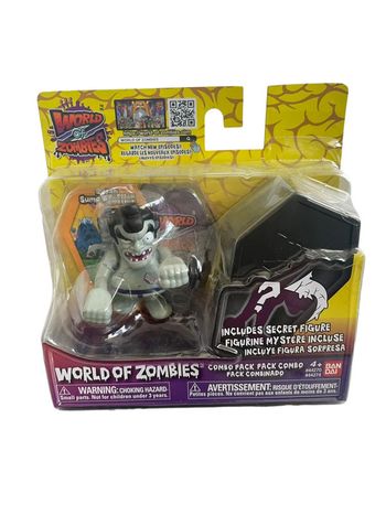 Pack combo World Of Zombies Zapan Sumo Wrestler et figurine surprise Bandai neuf