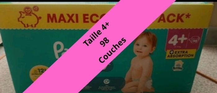 Pampers taille 4+