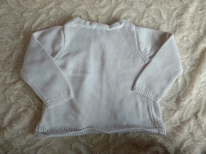 Gilet boléro Fille 12 mois Obaïbi 100% coton - photo numéro 7