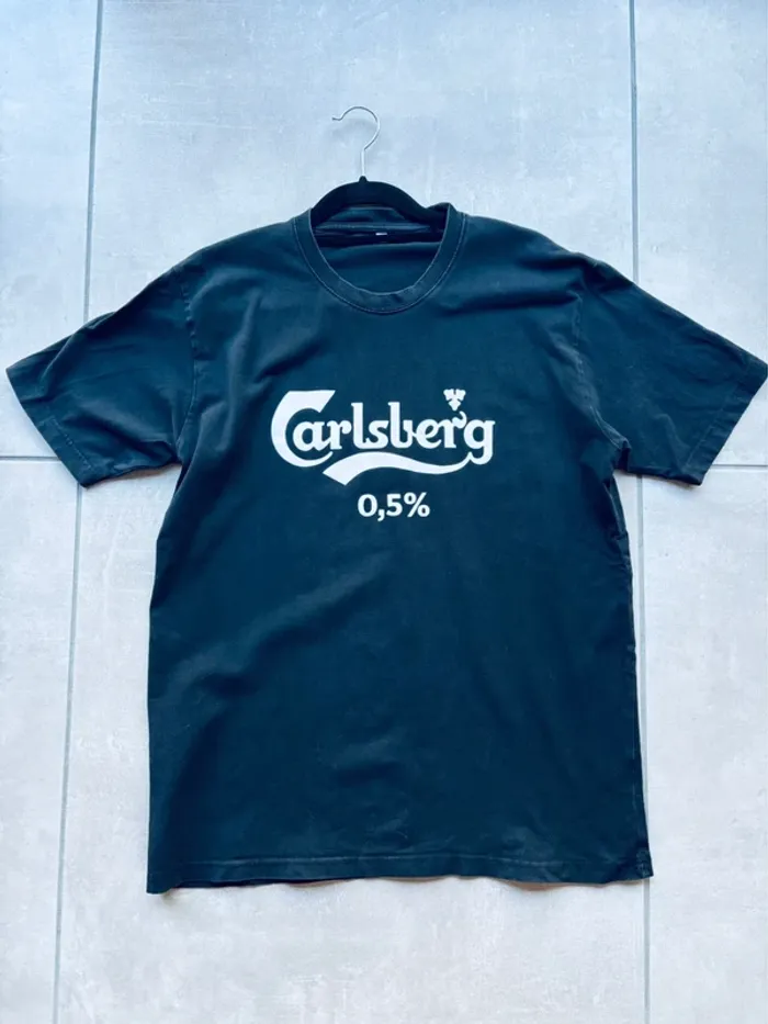 T-shirt homme noir imprimé
