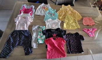 Lot 12 mois été fille 