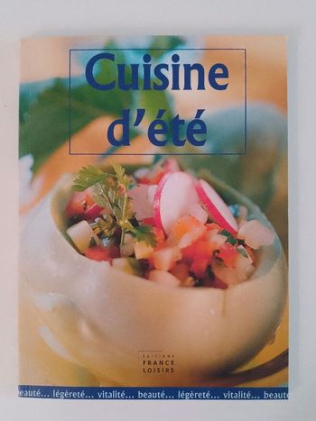 Livre Cuisine d'été Éditions France loisirs