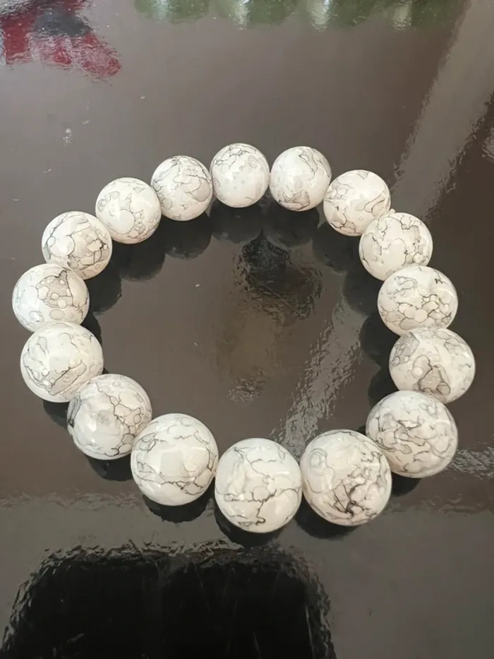 Lot de 7 Bracelets en Pierres Colorées 8mm – Style Cosmique – Porte-Bonheur - photo numéro 6