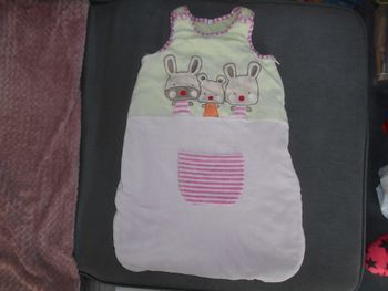 Gigoteuse, taille: 0/6 mois