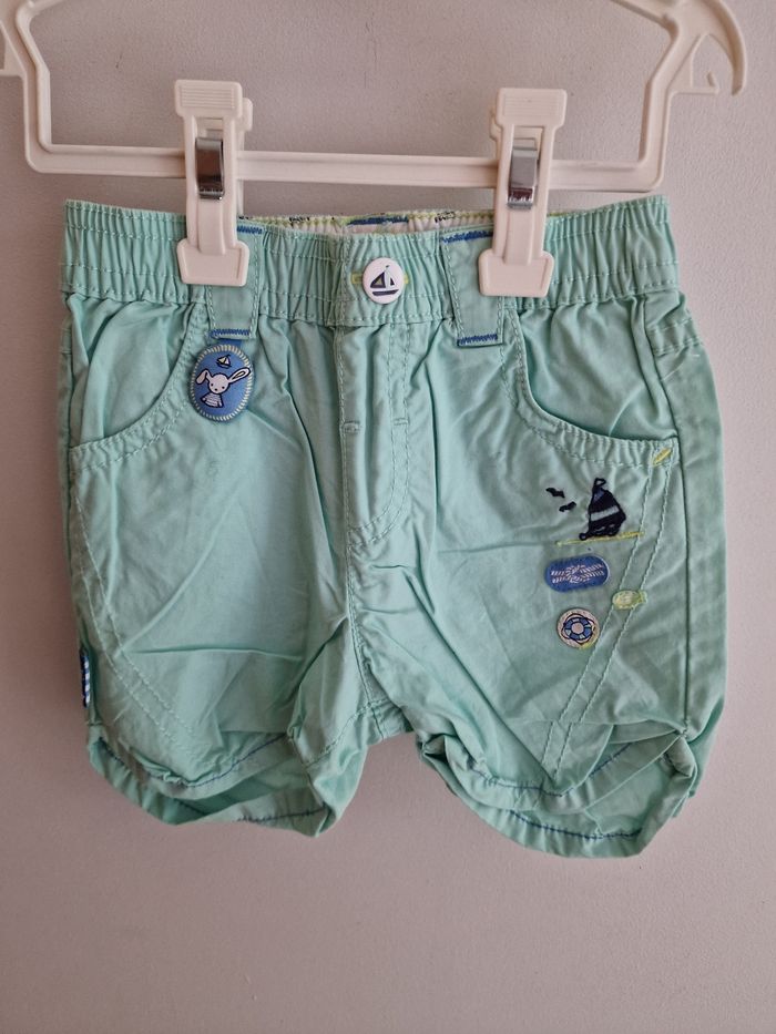 Ensemble short et t-shirt bébé garçon 6 mois sergent major - photo numéro 6