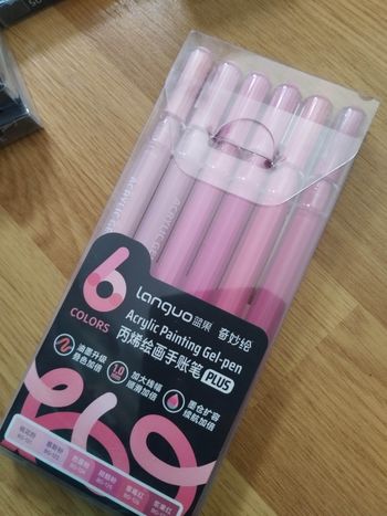 Pack  stylos gel Languo plus  x6