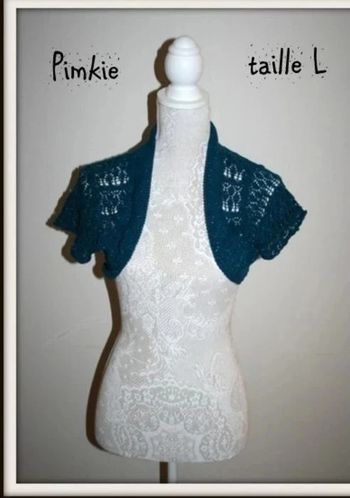 Boléro vert émeraude pailleté taille L Pimkie