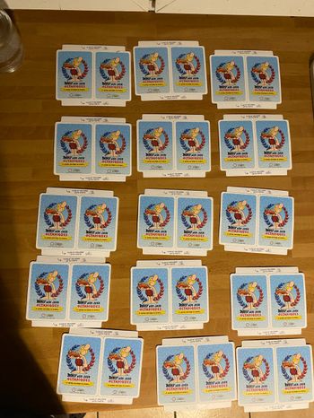 Cartes asterix aux jeux olympiques