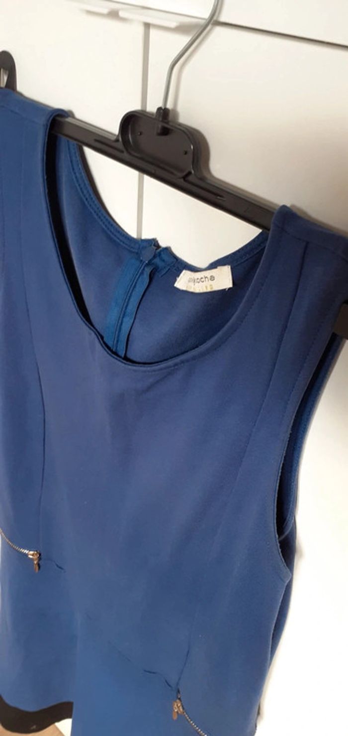 Robe bleu électrique noir - photo numéro 3