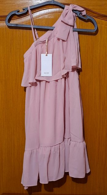 Robe fille élégante festive rose