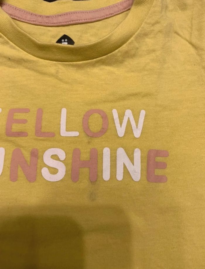 Tee-shirts jaune 3 ans - photo numéro 2