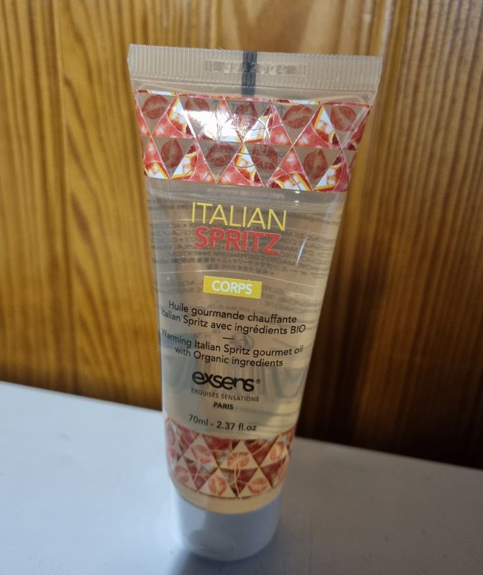 huile gourmande chauffante bio italian Spritz exsens