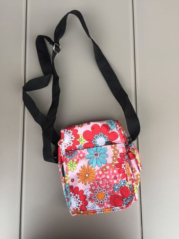 sac en bandoulière à fleurs