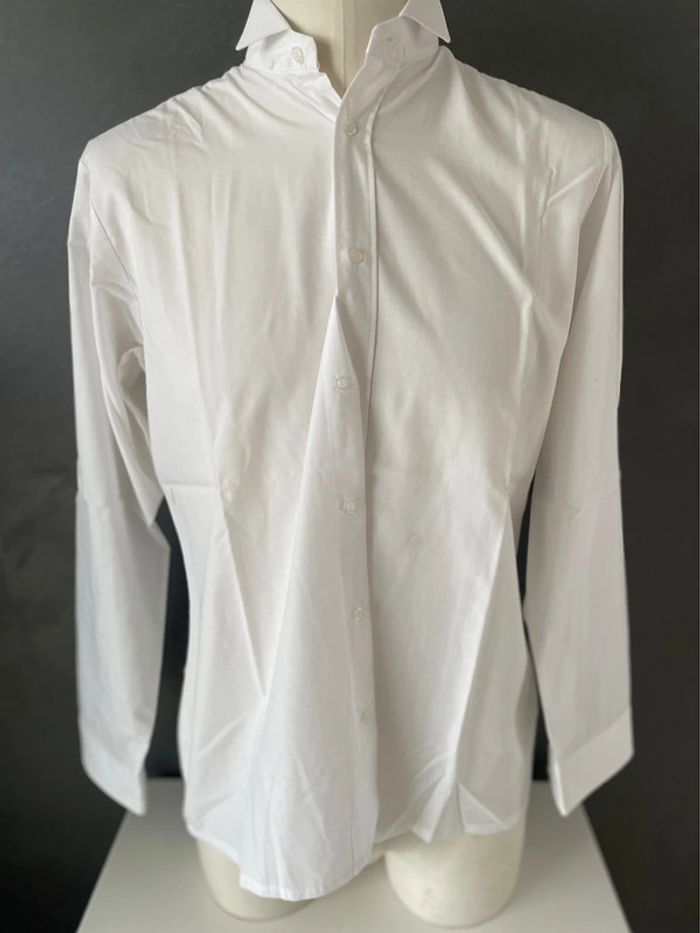 Chemise vintage blanche homme - photo numéro 2