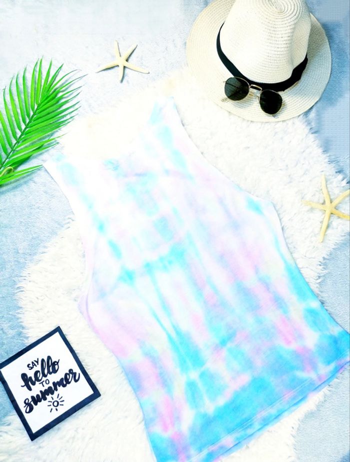 Débardeur effet tie & dye San Francisco - T.XS ou T.34 🖤 - photo numéro 3