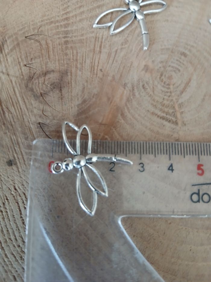 Lot de 6 pendentifs libellules - photo numéro 2