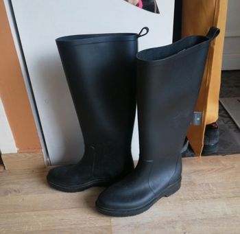 Jolie paire de bottes  en caoutchouc
