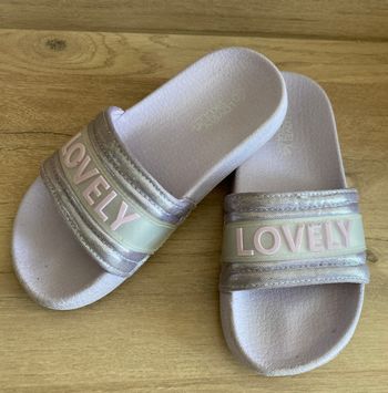 claquette mauve fille taille 31