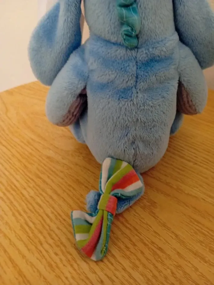 Solde 💝 Disney doudou peluche collection good morning bourriquet âne bleu violet fleur soleil - photo numéro 4