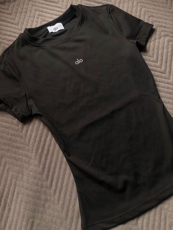 T’shirt noir pour sport Alo 