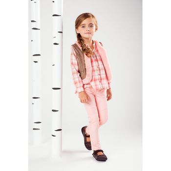 3 pièces t-shirt gilet chemisier jean 6 ans