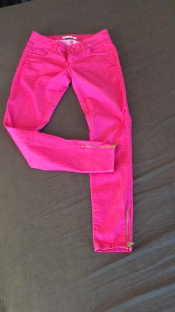 Jean skinny fushia