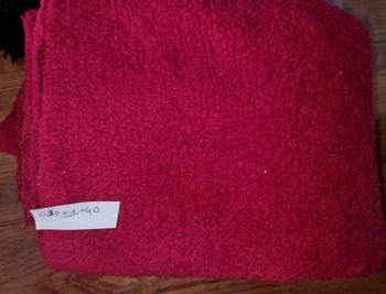 Tissu fourrure rose fuchsia 0,50x1,40